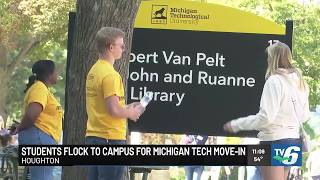 Students flock to campus for Michigan Tech University orientation week
