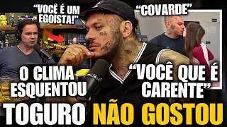 TOGURO É CHAMADO DE COVARDE AO VIVO E RESPONDE CARIOCA NA LATA