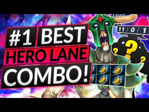 #1 MOST BROKEN Hero Combo! - ABUSE this to WIN ANY LANE? - Dota 2 Laning Guide (Offlane)
