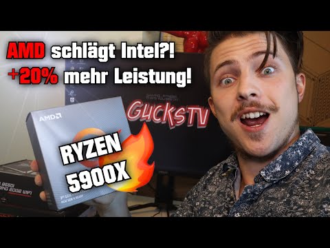 RYZEN 5900X 🔥 +20% mehr Leistung! AMD schlägt Intel?!