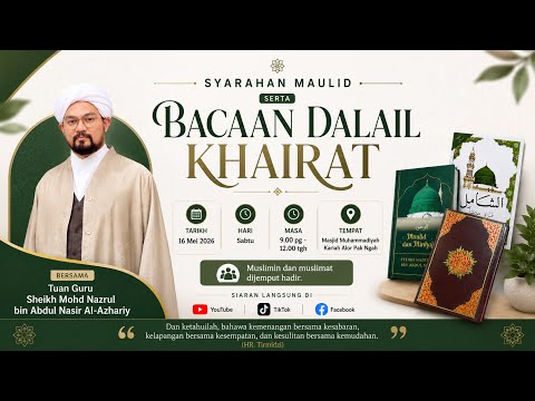 Live streaming of Syeikh Nazrul Nasir