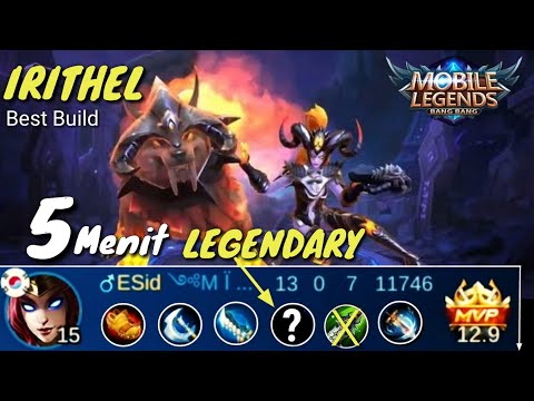 BUILD IRITHEL TERSAKIT 2020// MM Paling Kuat Di Early Sampe Late Game- ATK Speed Build|Mobile legend
