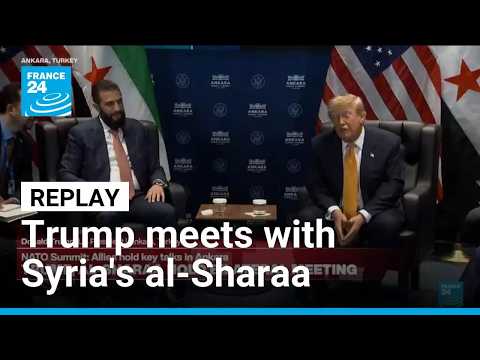 REPLAY: Trump meets with Syria's al-Sharaa