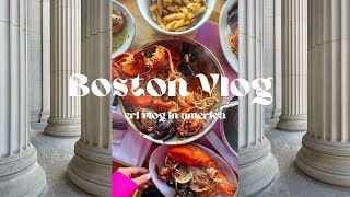 【旅行Vlog】待ちに待ったボストン旅行👏まるでヨーロッパ！？絶品シーフード｜ハーバード｜街ぶら