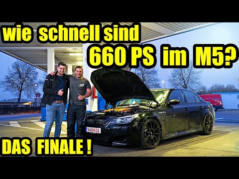 BMW M5 V10 - wir bauen auf Kompressor um #8 das Finale! wie schnell ist unser M5 Monster mit 660 PS?