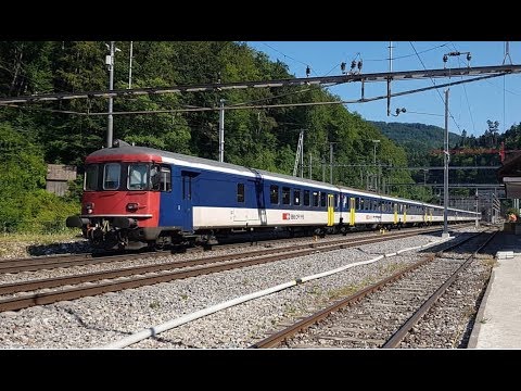 Trafic ferroviaire à Effingen/Bahnverkehr in Effingen