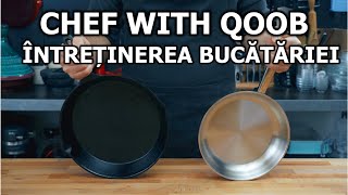 Întreținerea tigăii de fontă (seasoning) - Video 2