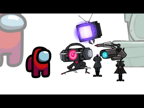 Mini Crewmate Kills Skibidi Toilet Characters - Part 9 | Among Us