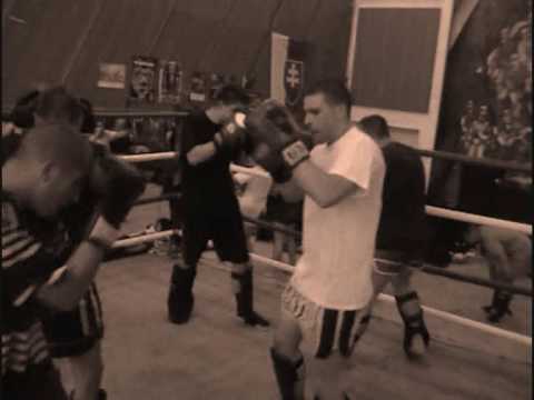 muay thai traning in jazz style