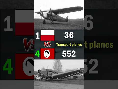 1939 Poland vs 1939 Germany | Air Force Comparison #military #militarypowercomparison #1939