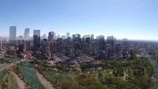 preview picture of video 'Calgary Downtown - The Drone Eyes'