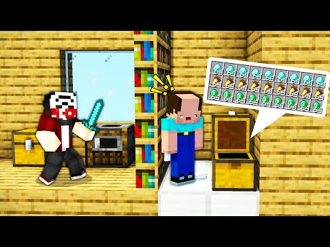 BALON KAFA'NIN VİDEODA ODASINI BASTIM ! - Minecraft