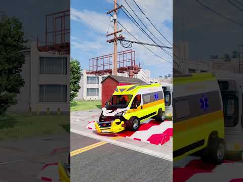 Trucks and Cars vs Speed Bumps #335 | BeamNG.drive