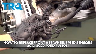 How to Replace Front ABS Wheel Speed Sensors 2013-2020 Ford Fusion