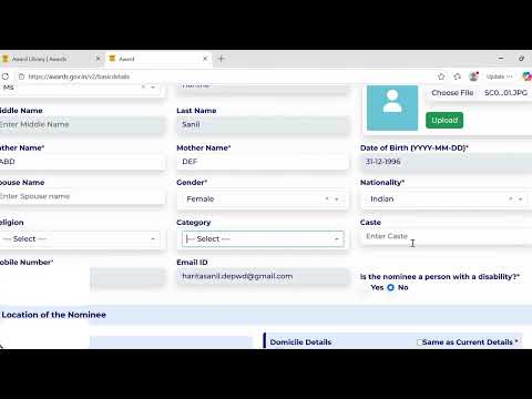 National Awards for Empowerment of Persons with Disabilities 2026 Video- how to Apply (English)