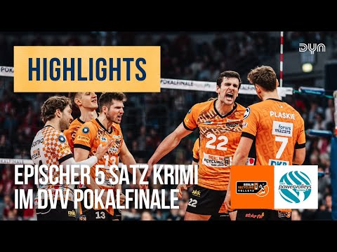 BERLIN RECYCLING Volleys - SWD powervolleys Düren | Highlights DVV Cup Final Volleyball