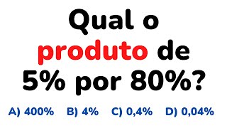 Matemática – PRODUTO 🤯 Como calcular o produto entre duas porcentagens