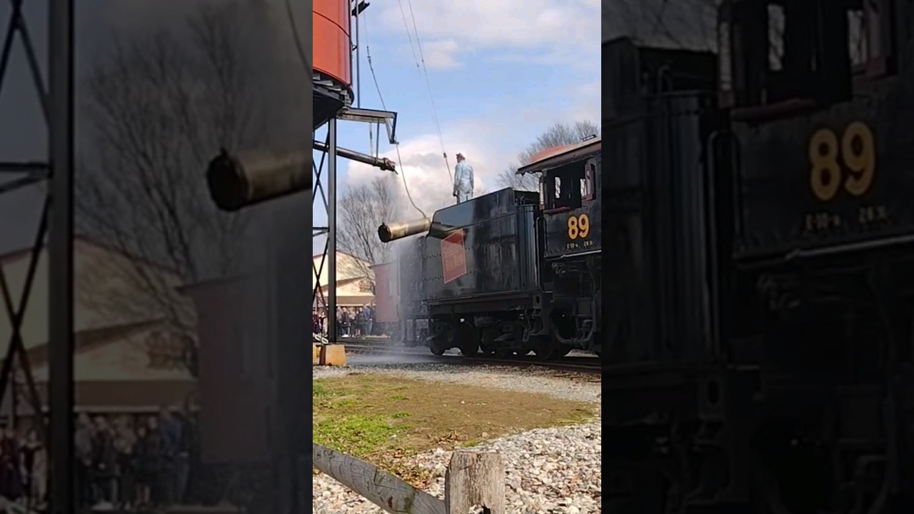 Strasburg Railroad Water Tower Fail #train #railfan #fail #fails #trainvideo #trainvideos #failvideo