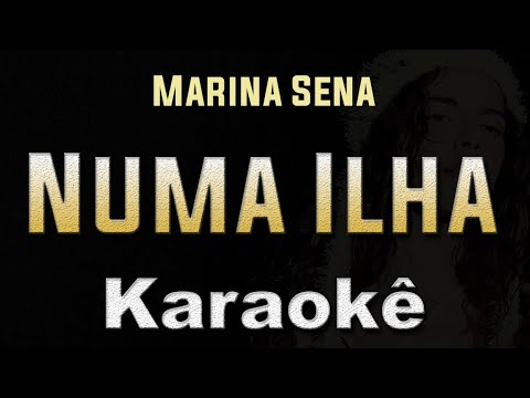 Numa ilha - Marina Sena - Karaoke Playback Instrumental letra