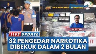Polres Karawang Ungkap 28 Kasus Narkoba dalam Dua Bulan, 32 Tersangka Pengedar Narkotika Ditangkap