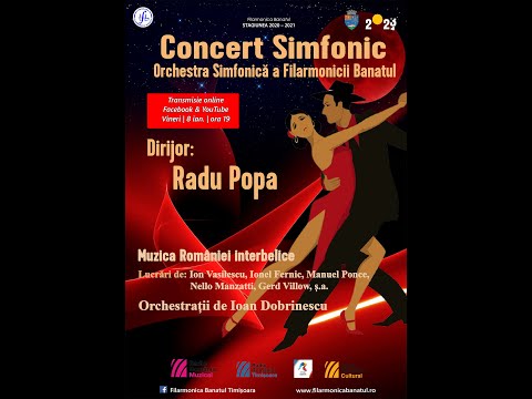 Filarmonica Banatul Live Stream - Muzica României interbelice