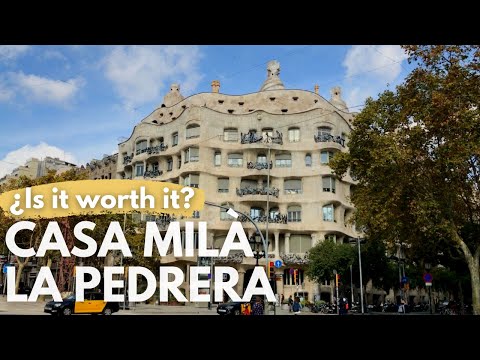 Casa Milà (La Pedrera) em Barcelona por Gaudí | O que aconteceu em Barcelona não?