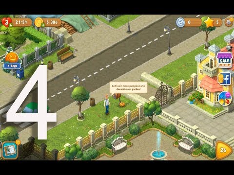 Gardenscapes New Acres - Gameplay Walkthrough Part 4 Levels 21 - 25 (iOS, Android)