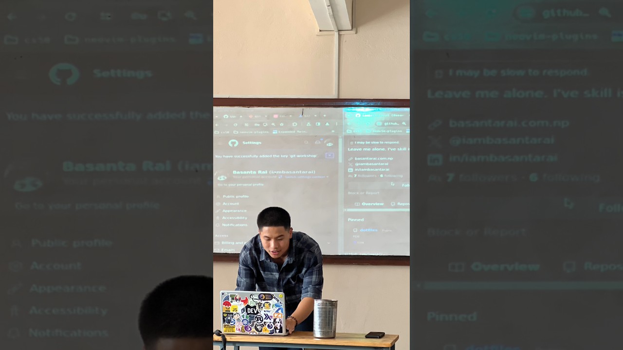 Highlights of Git & GitHub workshop organized by @primeitclub 👩🏻‍💻 #workshop #college #IT #viral