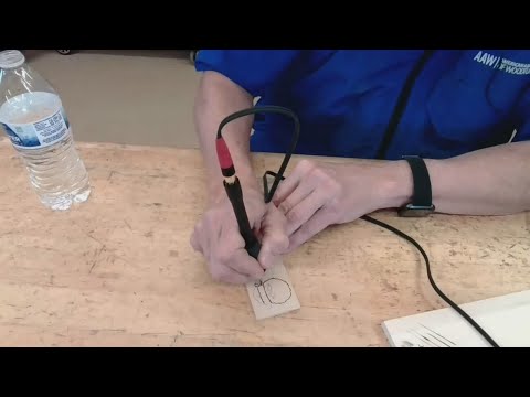 Bay Lake Woodturners - Woodburning 14Nov20