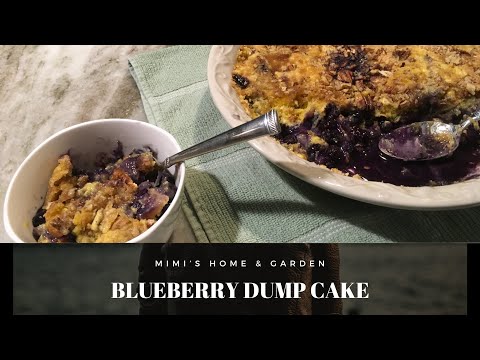 Blueberry Dump Cake Recipe