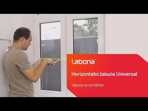 Návod na vyměření horizontální žaluzie Universal