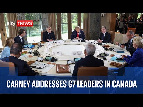 G7 leaders hold first meeting of summit in Canada