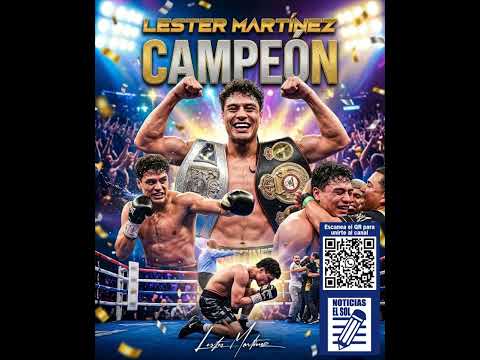 ¡Histórico! Lester Martínez se corona primer Campeón Mundial de Boxeo de Guatemala