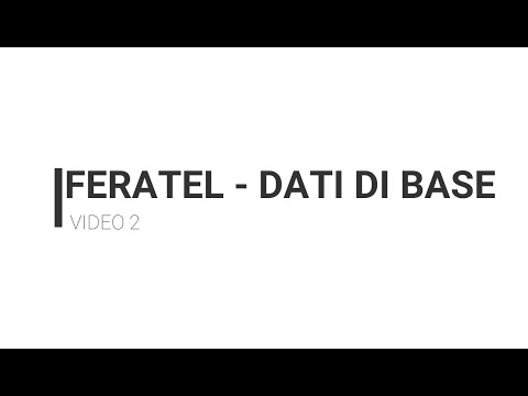 FERATEL - DATI DI BASE