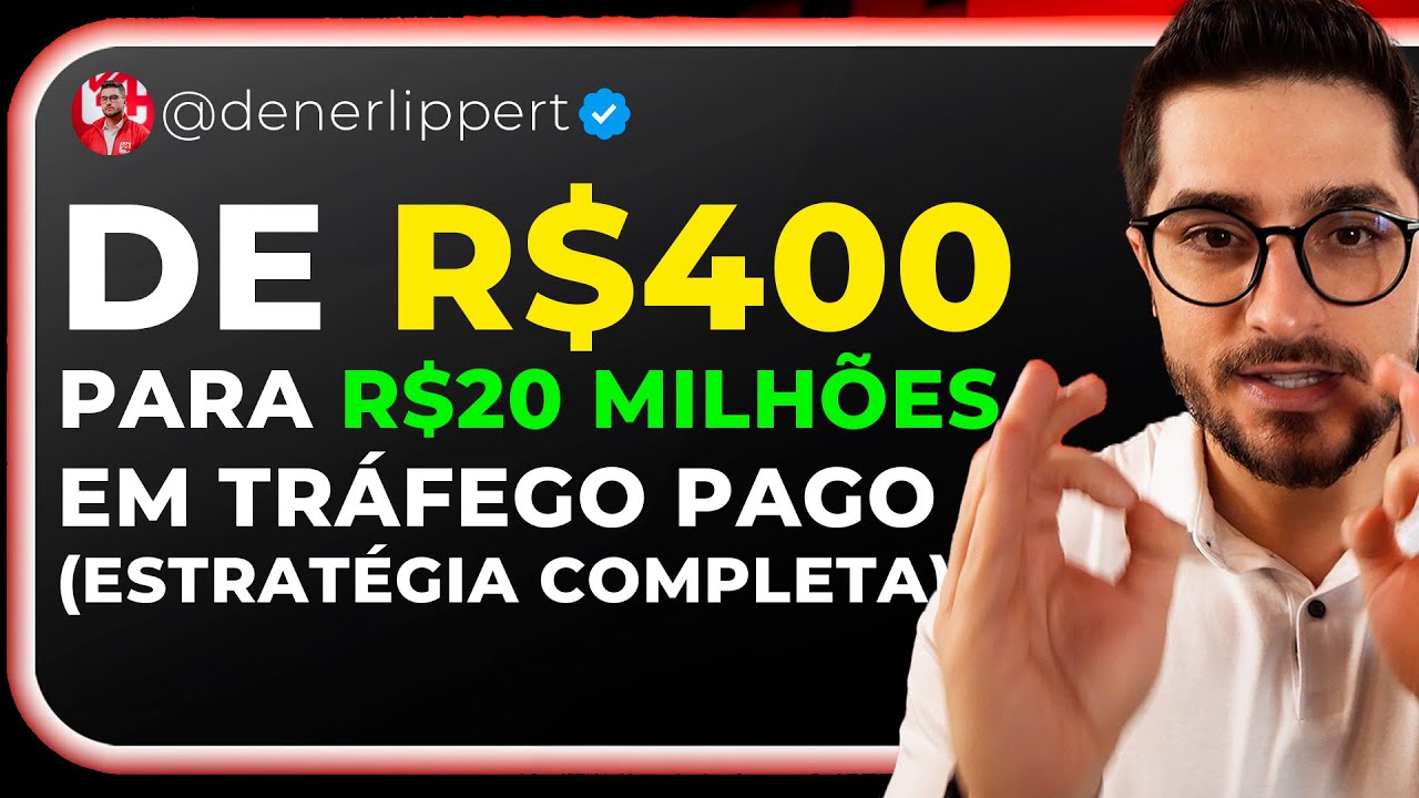 COMO FUI de R$400 para R$20 MILHÕES em TRÁFEGO PAGO - ESTRATÉGIA COMPLETA