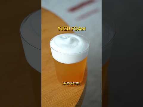 How to make a yuzu foam
