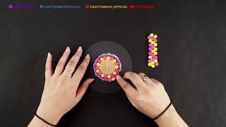 DIY Diwali Special Craft Quilling Diya