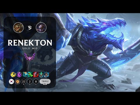 Renekton Mid vs Orianna - KR Master Patch 13.20