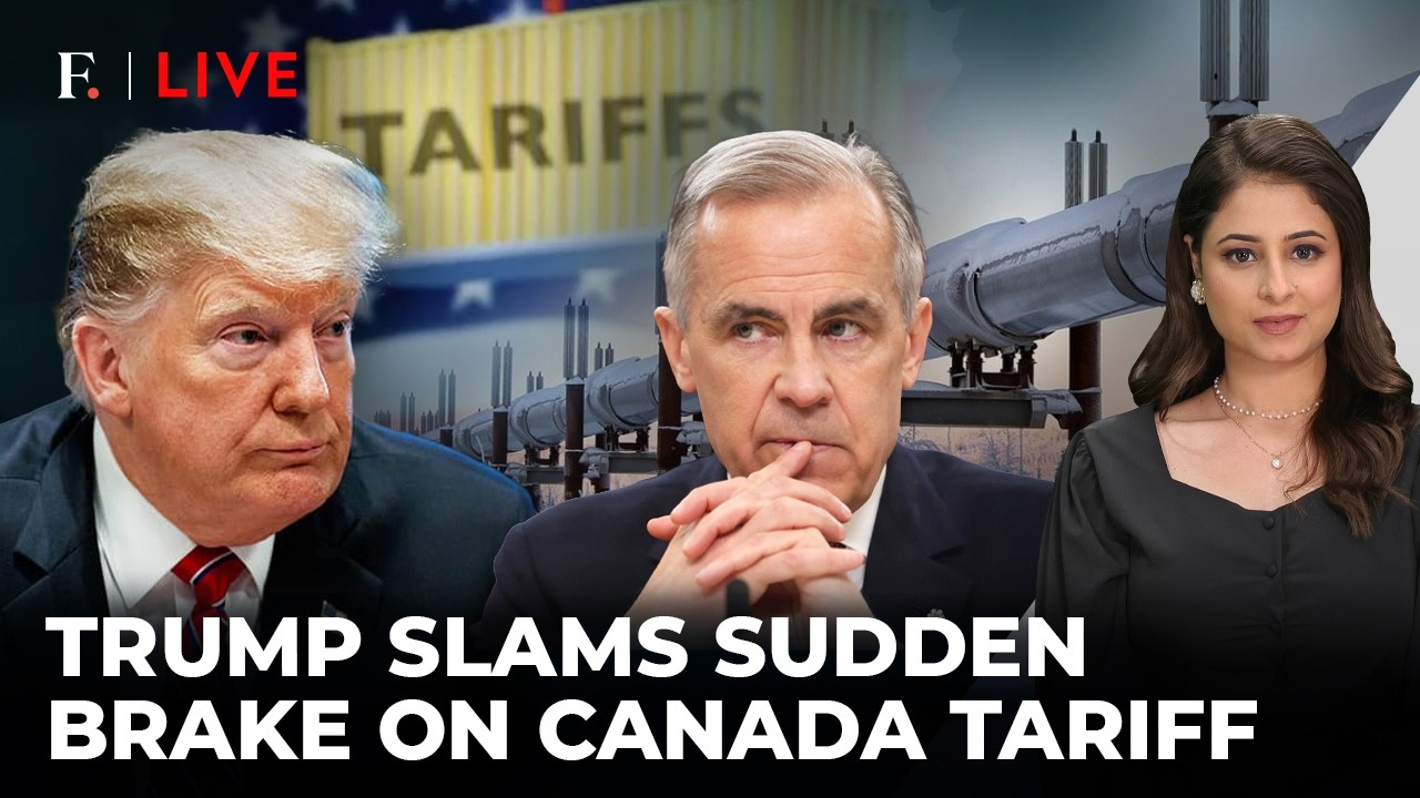 Trump's Huge Canada Tariff U-Turn After Carney's Surprise Move; 'Halt All...' | Firstpost Live