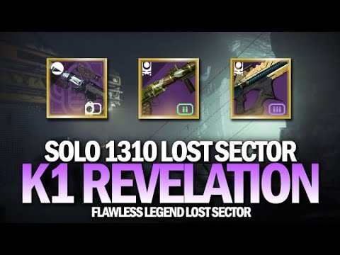 Solo 1310 Legend Lost Sector K1 Revelation w/ Threaded Needle [Destiny 2]