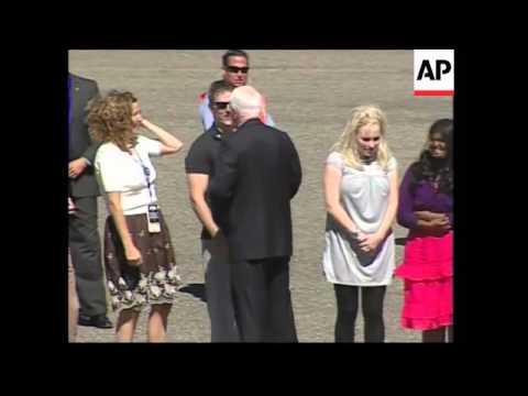 WRAP McCain arrives in St Paul, Palin prepares for speech
