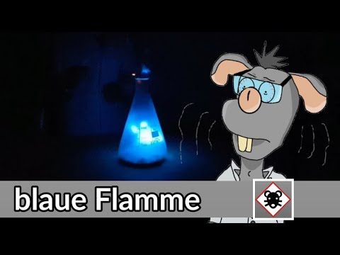 Chemieversuch #002 ,,Die blaue Flamme"