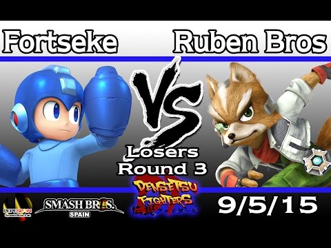 Densetsu Fighters - Fortseke (Megaman) vs Ruben Bros (Fox) - Losers Round 3