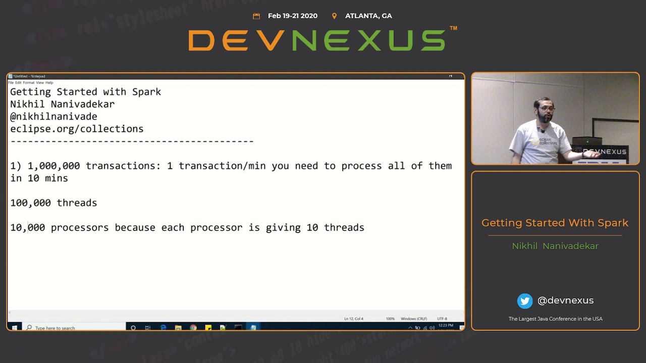 DevNexus 2020   Getting Started with Spark   Nikhil Nanivadekar