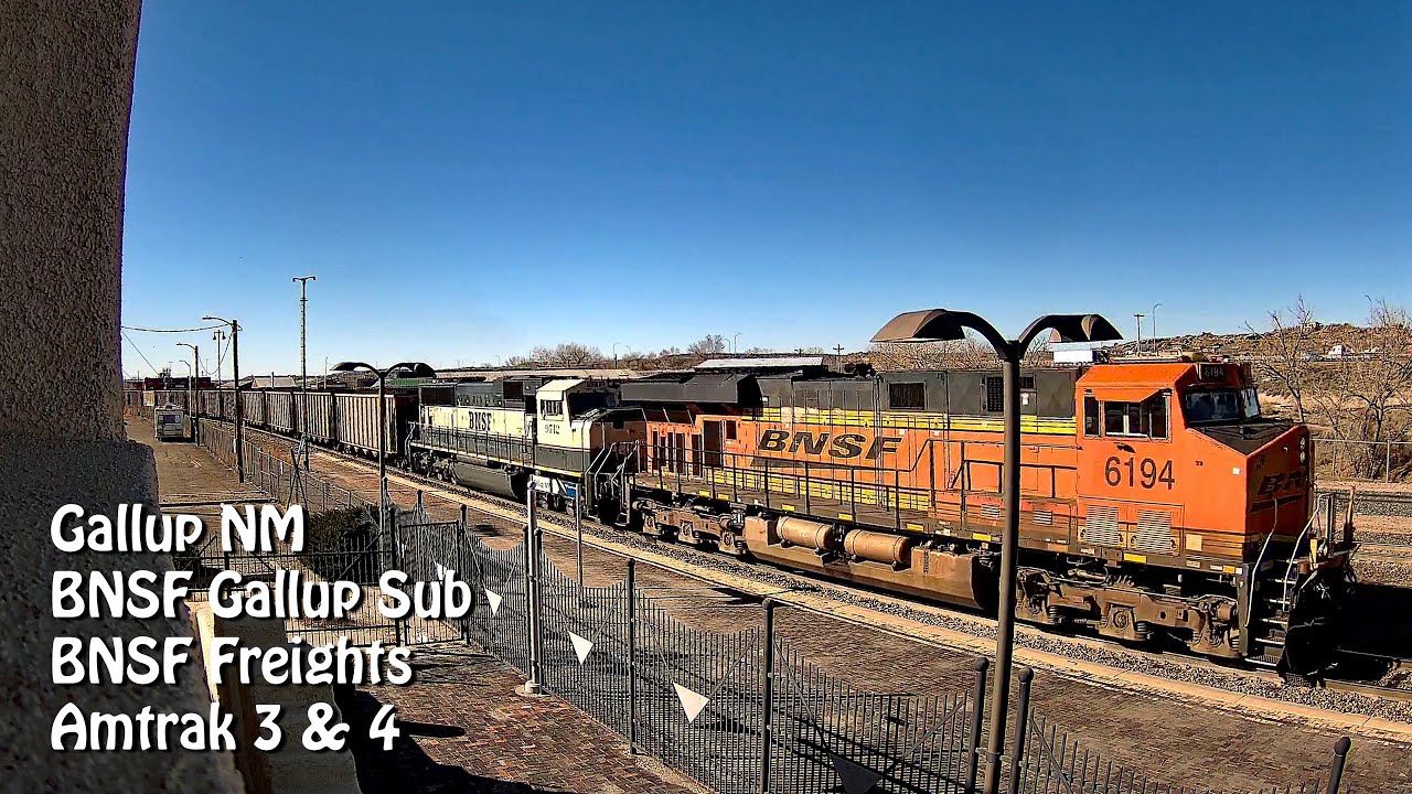 Live webcam view of Gallup BNSF Railroad Live