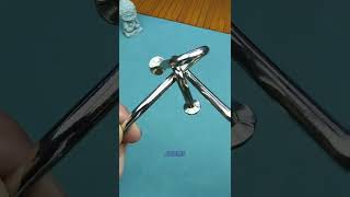 A classic topology puzzle, can you separate these two nails?#iqtest #iq #puzzle