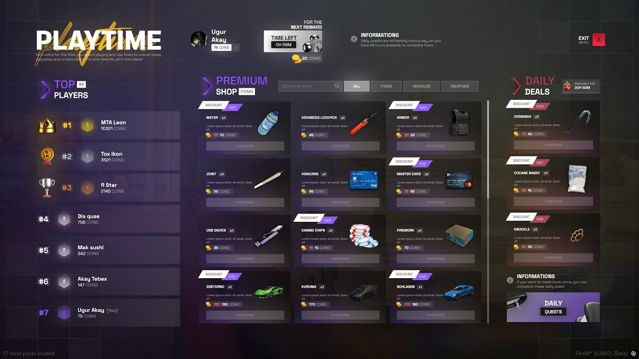AK4Y | Play Time Shop V2