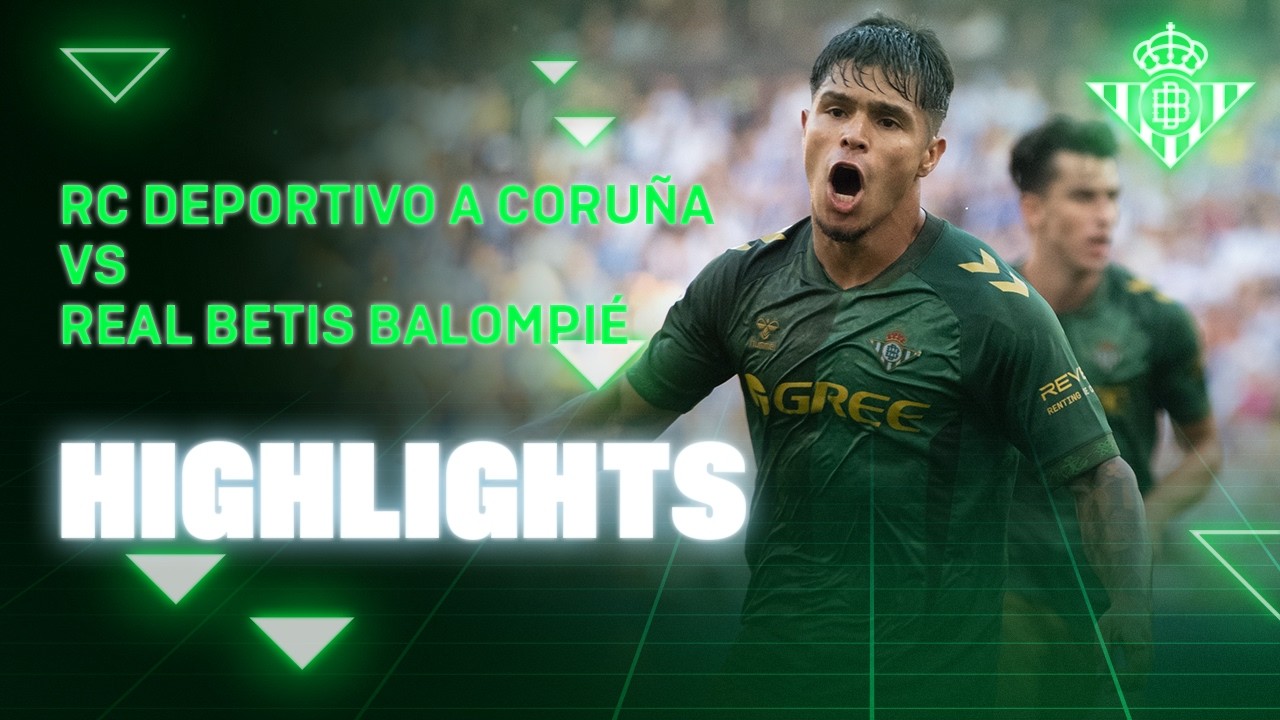RC Deportivo La Coruña 1 - 1 Real Betis Balompié highlights