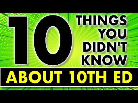 10 THINGS YOU DIDN'T KNOW ABOUT WARHAMMER 40K 10TH EDITION