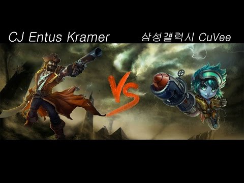 CJ ENTUS 쫀끄 - Gangplank vs Tristana - KR Match - SoloQ